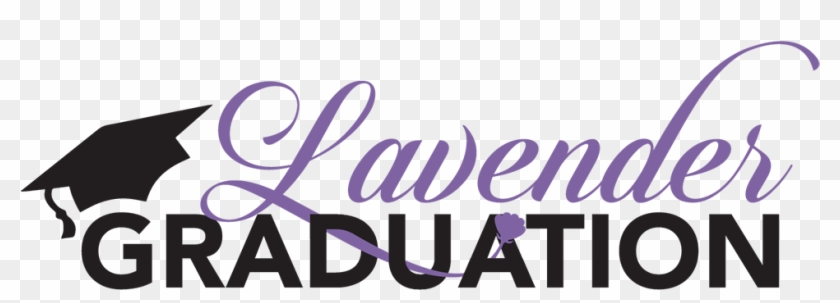 Lavender Graduation Logo - Calligraphy Clipart
