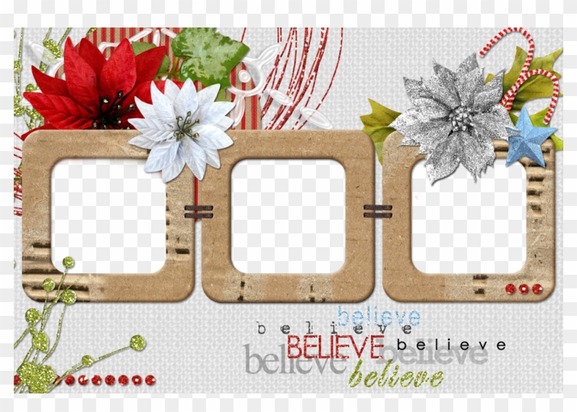 Christmas Collage Frame - กรอบ รูป หลาย ช่อง น่า รัก Clipart