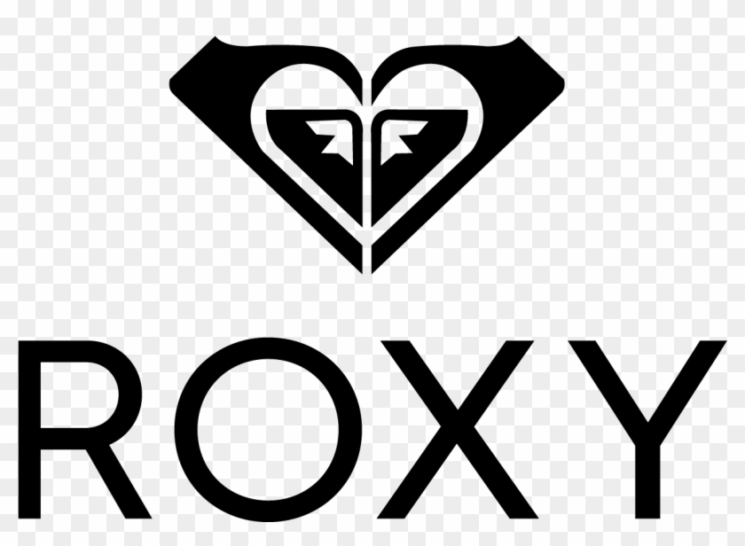 Roxy Stacked Logo - Roxy Black And White Clipart (#4819388) - PikPng