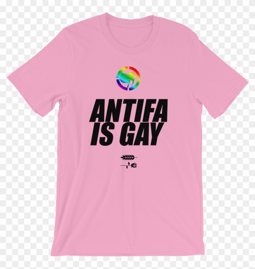 Antifa Is Gay Tee - Giro D Italia Tshirt Clipart (#4820186) - PikPng
