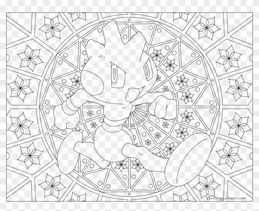 Pokemon Coloring Page - Adult Coloring Pages Pokemon Clipart #4869208