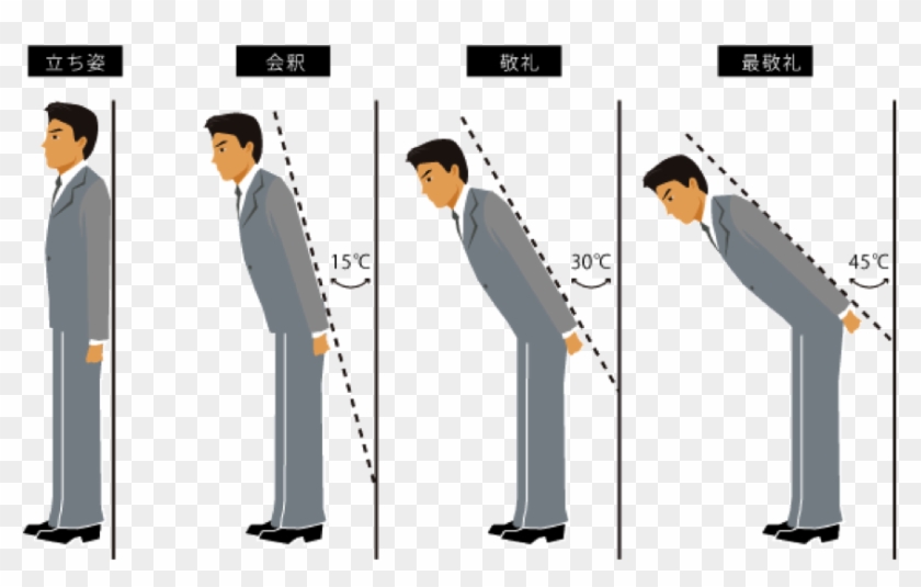 Japanese Bowing Clipart