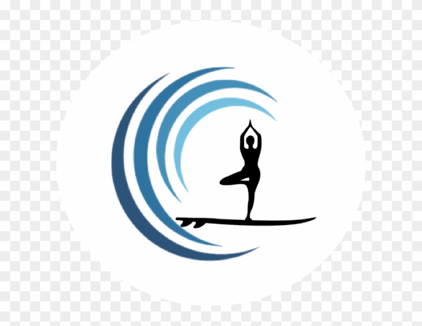 Sup Yoga - Surfing Clipart