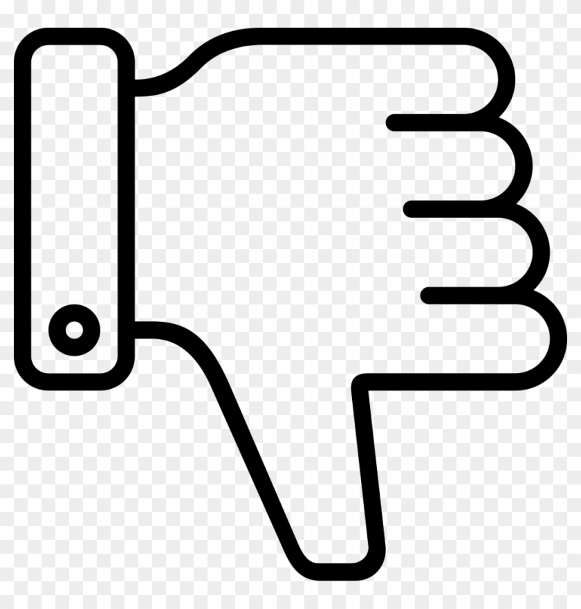 Thumb Down Comments Clipart