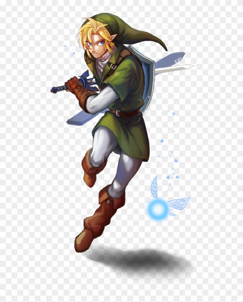 Link Ocarina Of Time - Cartoon Clipart