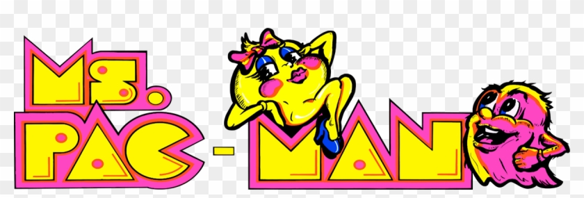 Download Download Ms - Pac-man - Clear Logo - Ms Pac Man Logo ...