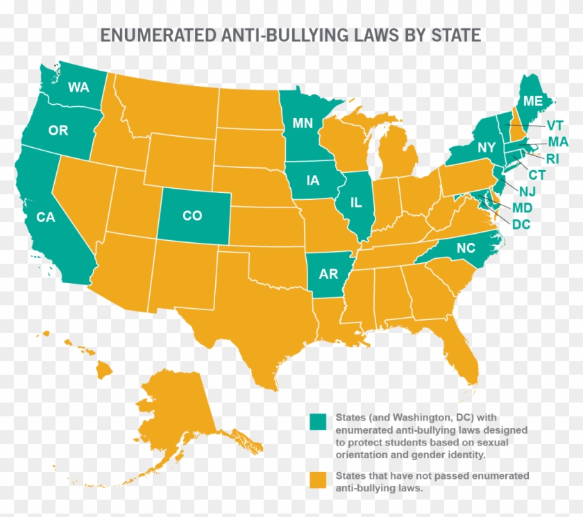 South America Map Bully 33 States Don T Protect Lgbt - Number Of Senators From Each State Clipart #4942472