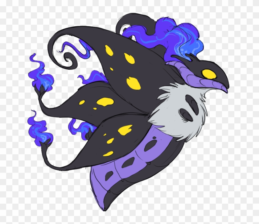 Pokémon Go Purple Vertebrate Violet Art - Volcarona And Chandelure Fusion Clipart