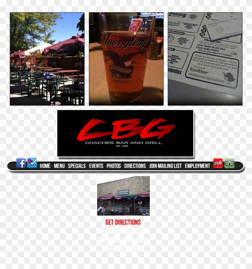 Coaches Bar & Grill - Flyer Clipart #4984284