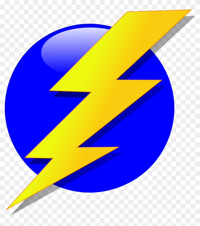 Clip Library Electrical Clipart Flash Logo Symbols - Cartoon Lightning Bolt  - Png Download (#52686) - PikPng