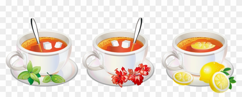Tea Lemon Mint Black Tea Herbal Tea Sugar Drink - Cup Clipart