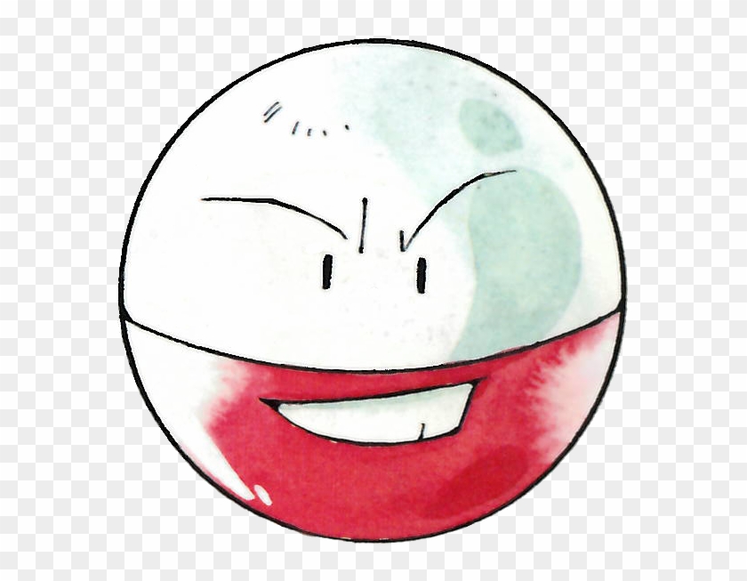 Electrode's Body Is Just Voltorbs Upside-down - Voltorb Is Electrode Upside Down Clipart