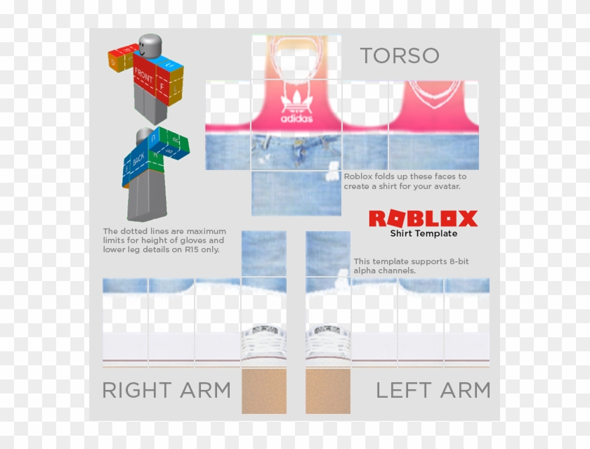 Transparent Templates Shirt Roblox Roblox Shirt Template 2018 Clipart 510405 Pikpng - cute templates for roblox