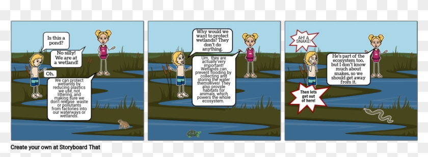 Wetlands Comic - Cartoon Clipart (#5119184) - PikPng