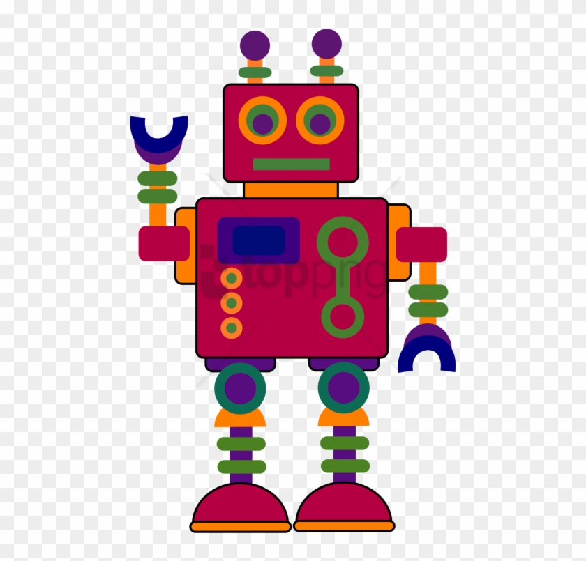 Free Png Kids Painting Clipart Png Png Image With Transparent Robot Clipart Pikpng