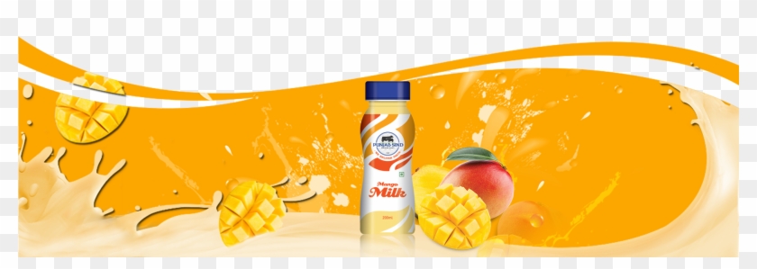 Mango Milk Banner Png - Mango Milk Png Clipart