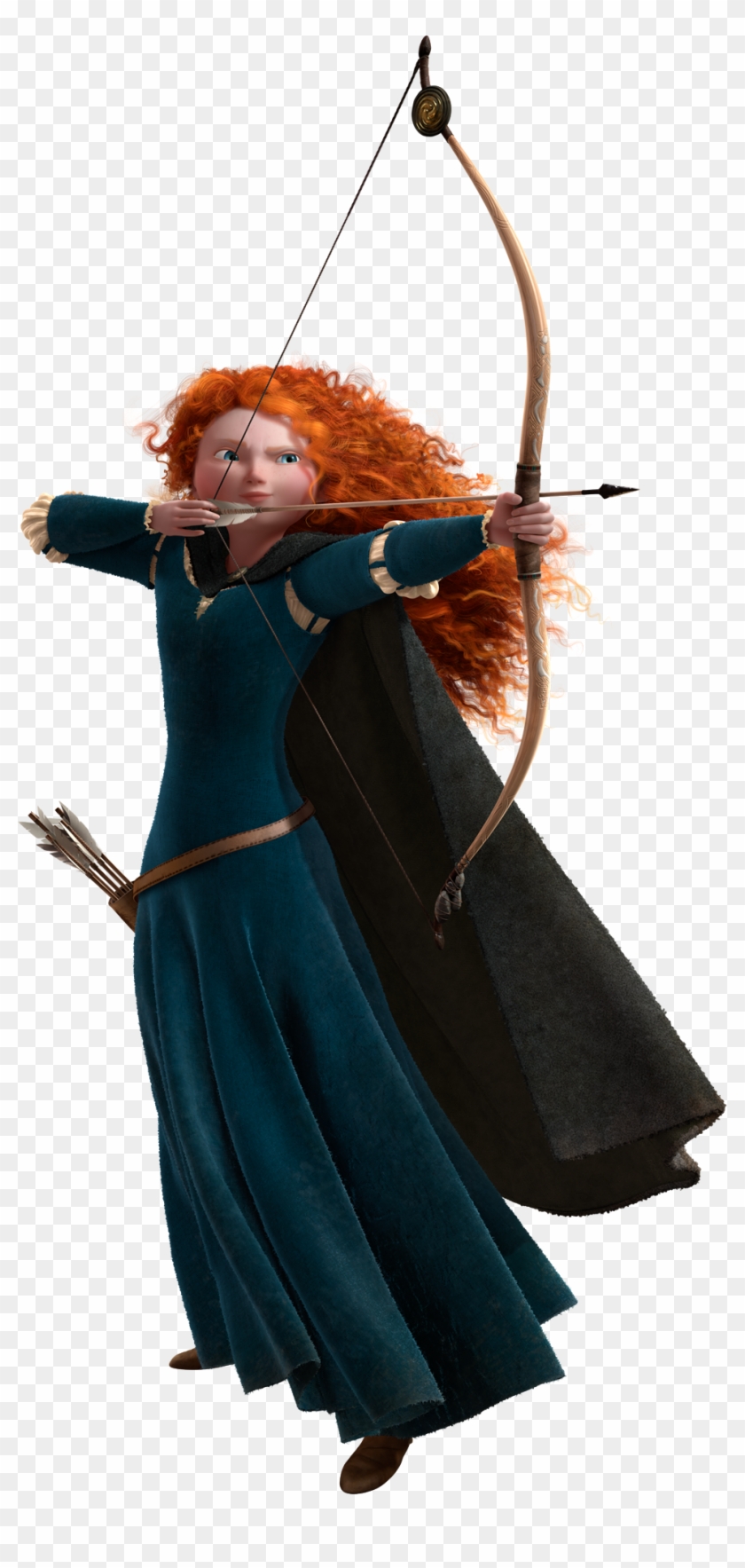 Download Merida Png Images - Merida Brave Shooting Arrow Clipart Png Download - PikPng