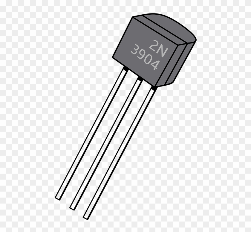 Transitsor Tht Transistor Electronics Bjt 2n3904 - Transistor Png Clipart