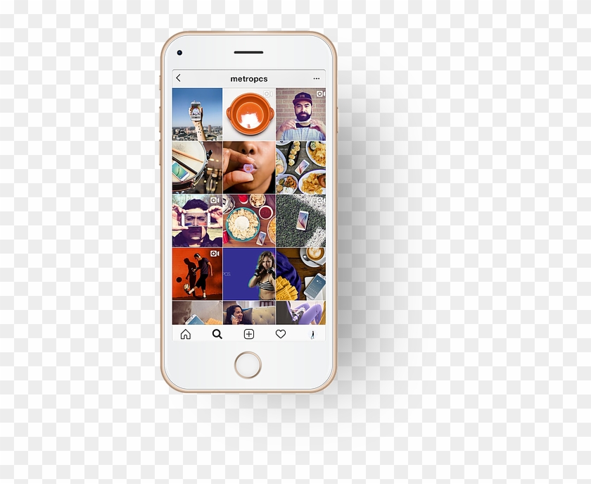 Metro Insta - Rose - Iphone Clipart