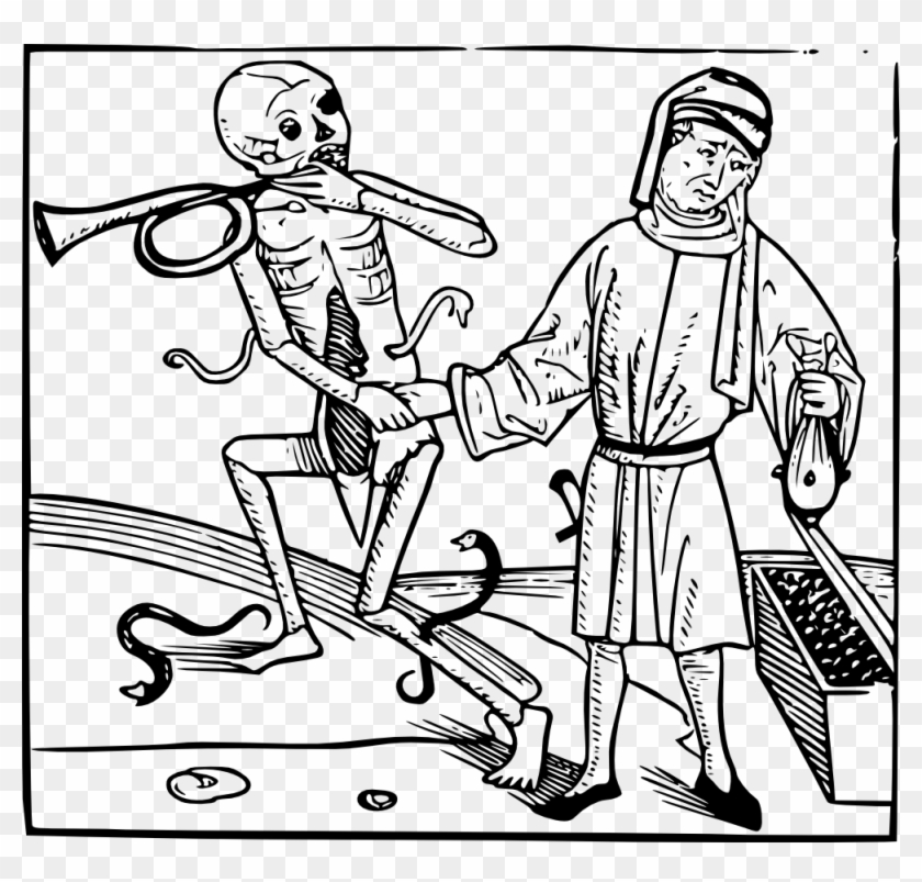 Dance Macabre Tottentanz Todtentanz Muerte Death Plague - Danse Macabre Clipart