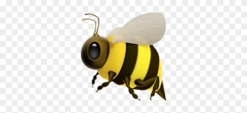 Download Abeja Abejaemoji Emoji Apple Bee Emoji Clipart Png