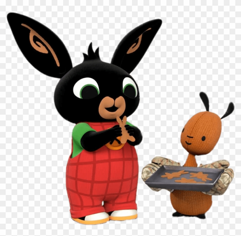 Download Bing Bunny And Flop Baking - Cartoon Clipart Png Download - PikPng