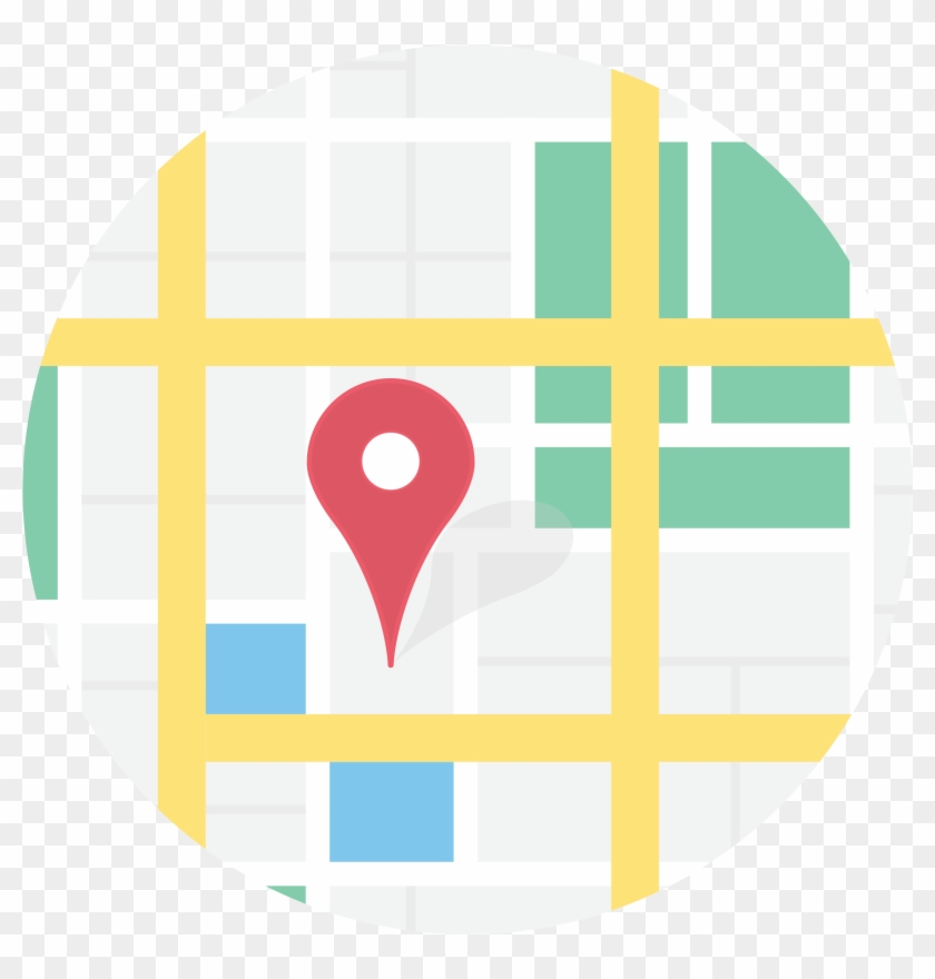 This Free Icons Png Design Of Flat Map Clipart