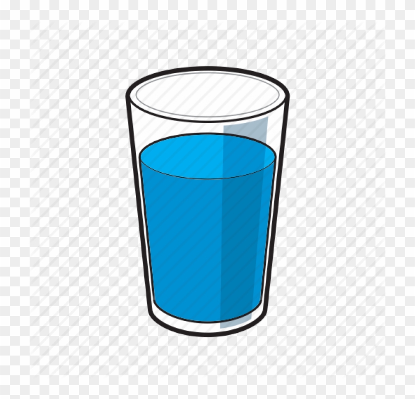 Glass Of Water - Cup Of Water Icon Clipart #5405992