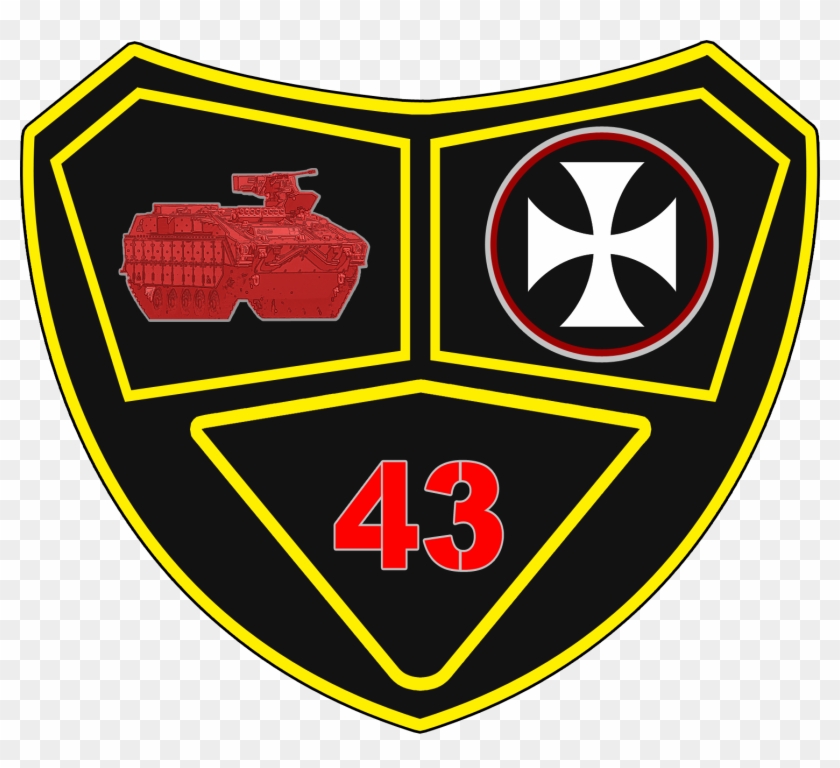 43rd Mechanised Infantry Battalion Gaf - Emblem Clipart (#5417211) - PikPng