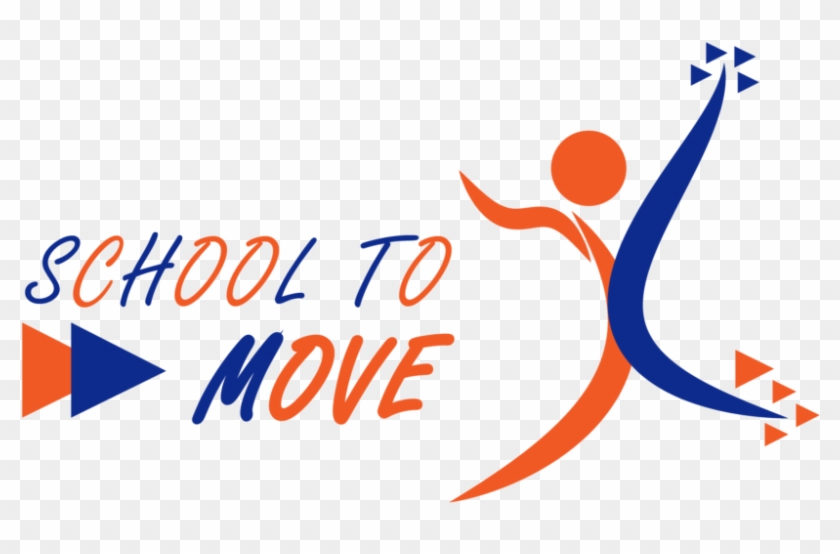 School To Move Logo - Graphic Design Clipart