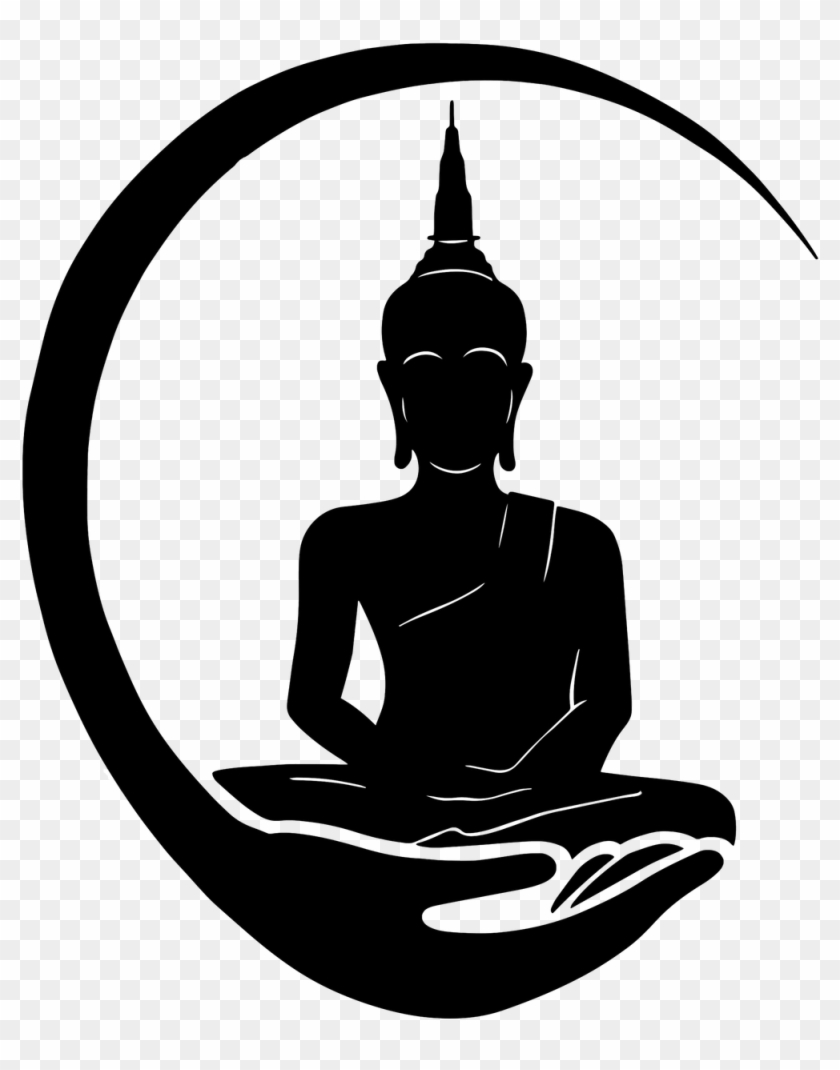 Lotus Clipart Buddhism - Buddha Logo Transparent Background, HD Png  Download - vhv