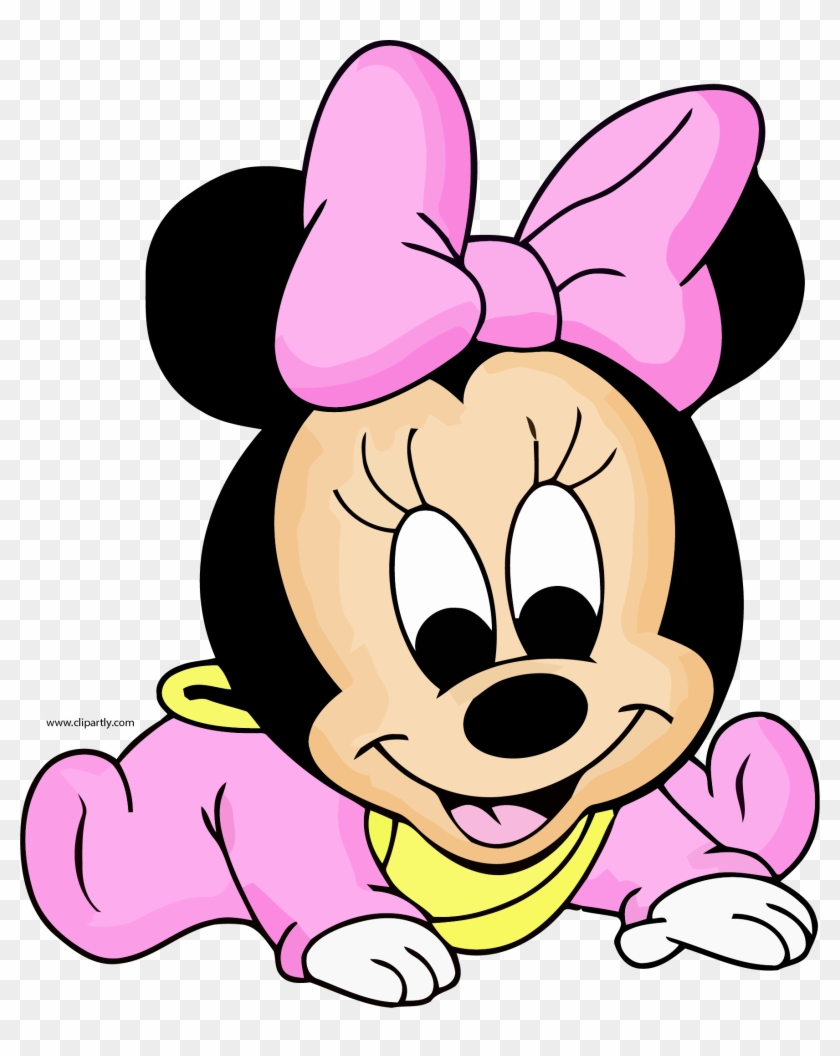 Baby Minnie Cute Clipart Png Easy Baby Minnie Mouse Drawing Transparent Png Pikpng