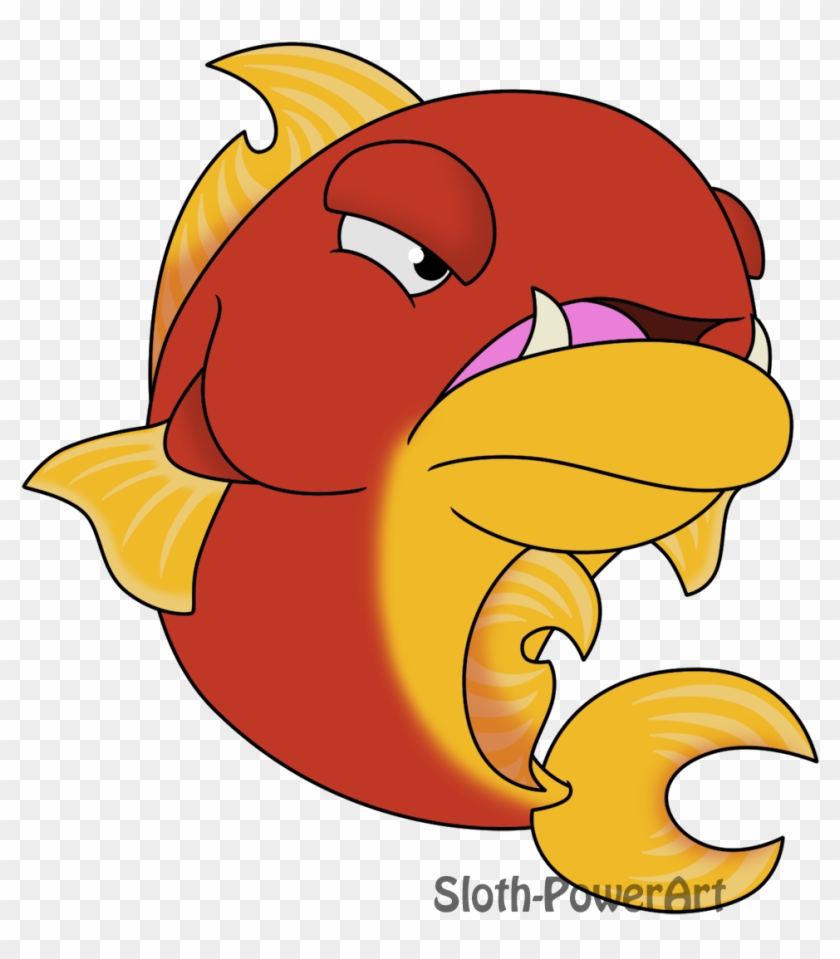 Download Angry Fish Cartoon Clipart 5516850 Pikpng