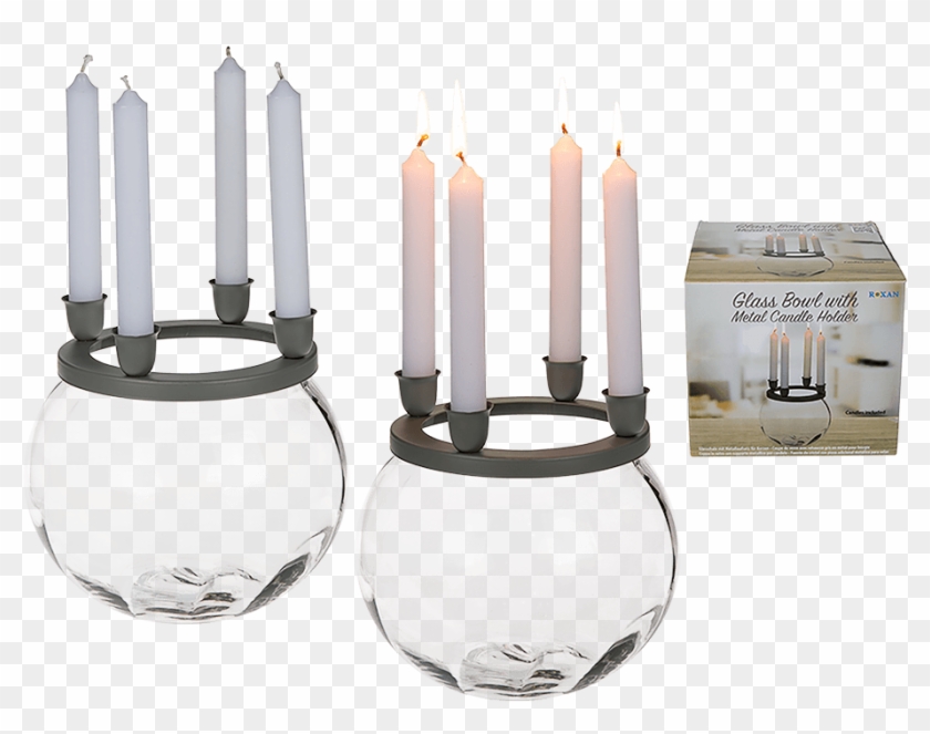 Fuente De Cristal Con Pieza Adicional Metálica Con - Unity Candle Clipart