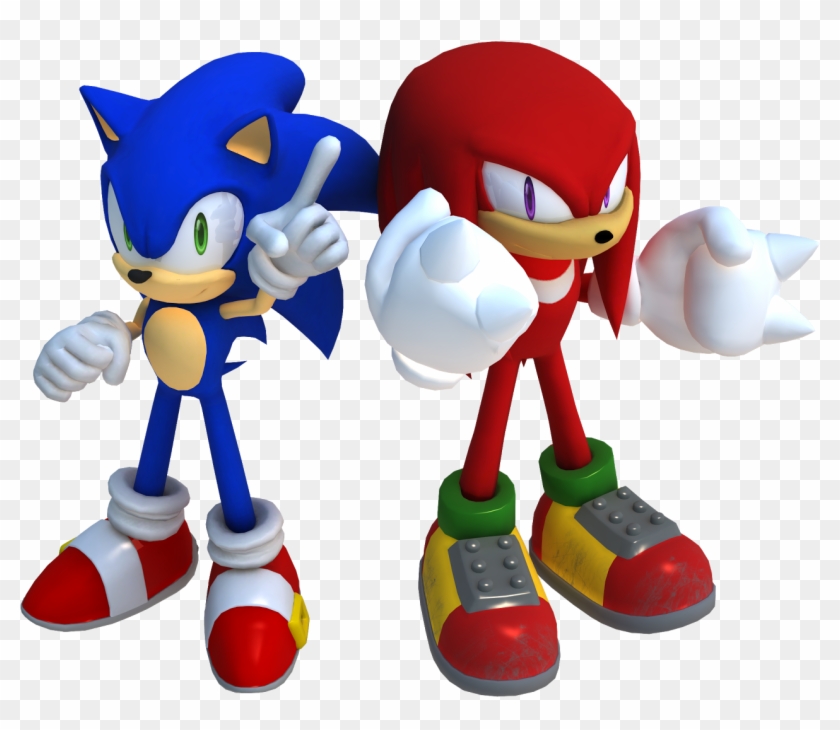 Knuckles The Echidna , Png Download - Cartoon Clipart #5541072
