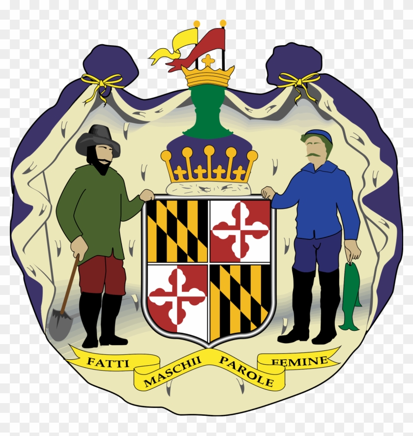 Download Maryland's Coat Of Arms - State Seal Of Maryland Clipart Png ...