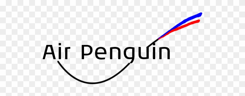 Air Penguin Logo Clipart