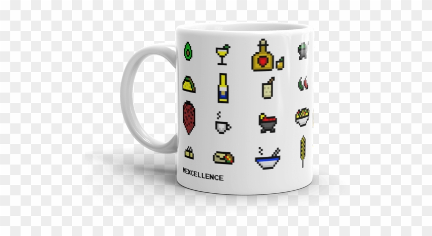 Pixel Food Mug - Mug Clipart