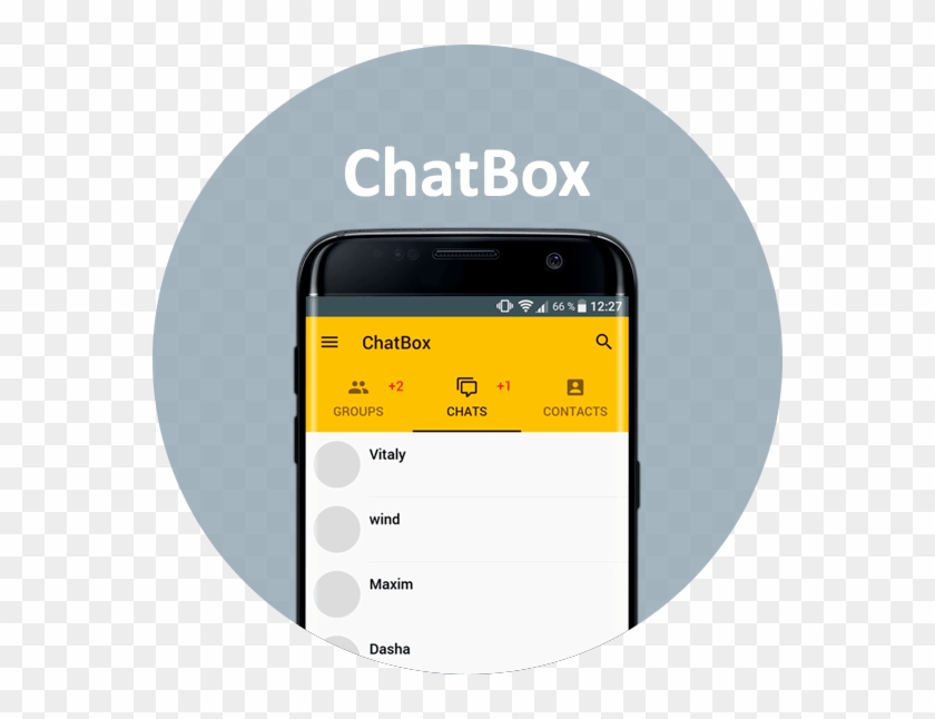 Chat Box Png Smartphone Clipart Pikpng