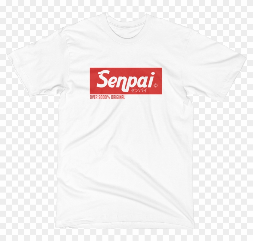 9000% Original Senpai Men's Short Sleeve T-shirt - Supreme Clipart ...