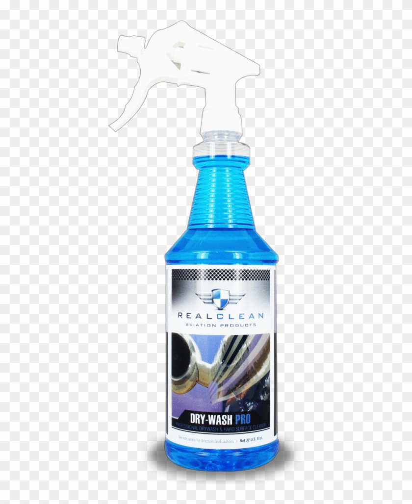 Real Clean Dry Wash Pro 32oz - Bottle Clipart