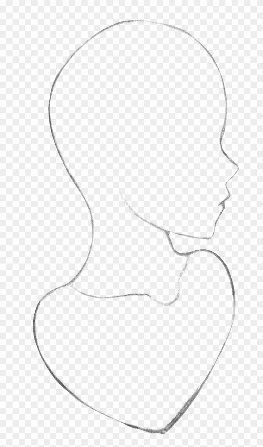 Drawing Practice - How to draw side profile of a face Loomis Method -  YouTube