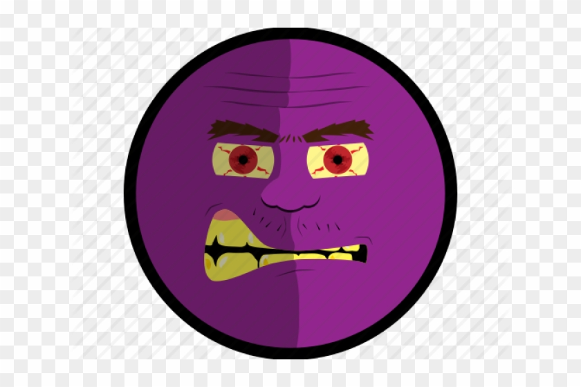 Angry Face - Illustration Clipart