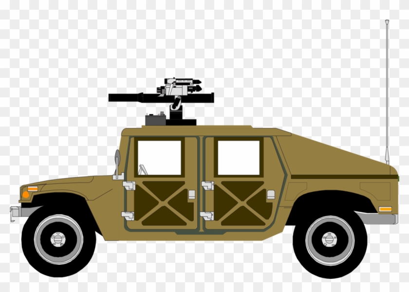 Humvee Military Vehicle Hummer Army - Military Humvee Clipart - Png Download
