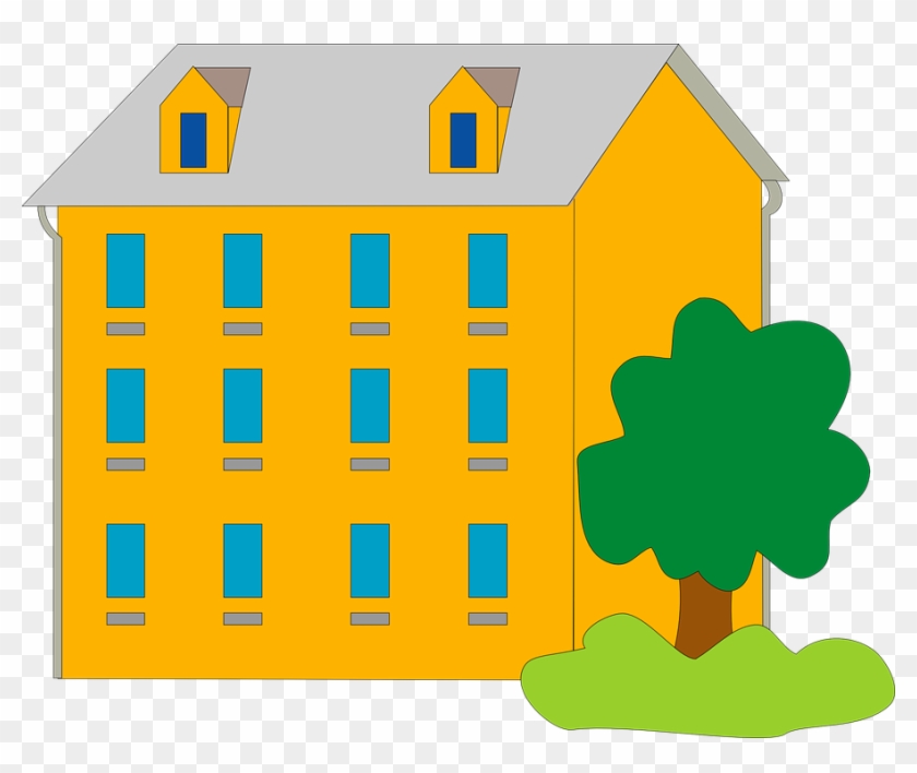 Collection Of Free Vector Apartments Art - Apartment Clipart - Png Download