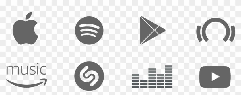 Apple Music Spotify Google Play Beatport Amazon Amazon Music Logo Png Clipart Pikpng