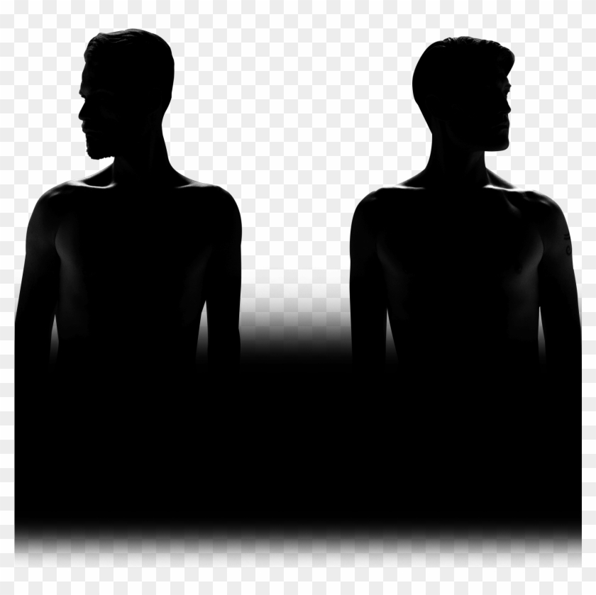 Grey Background Crown Man Dark Crown Man Band Members - Silhouette Clipart #5713498