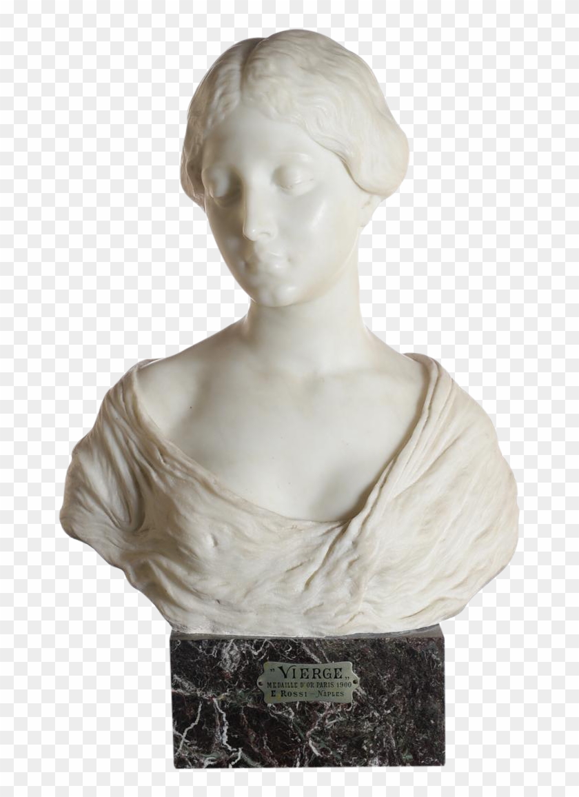 Antique Italian Marble Bust Of A Female On Chairish - Bust Clipart
