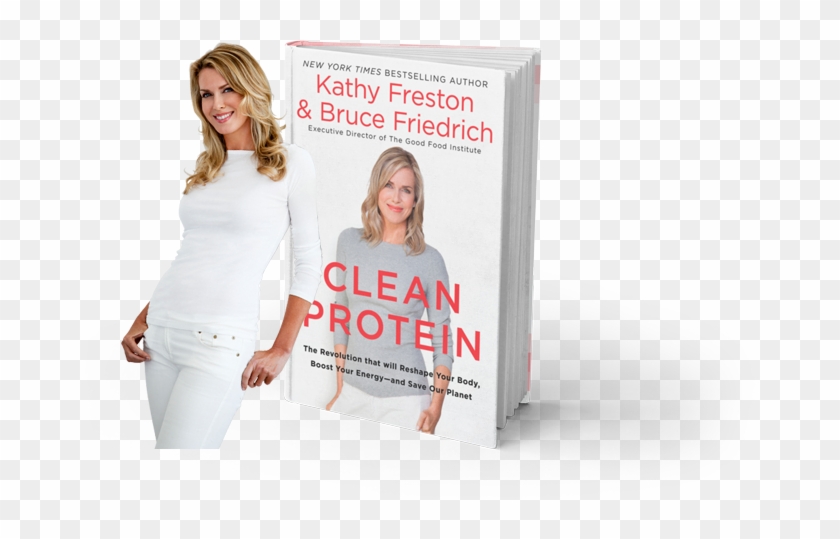 Kathy Freston Clean Protein Book Cover - Banner Clipart