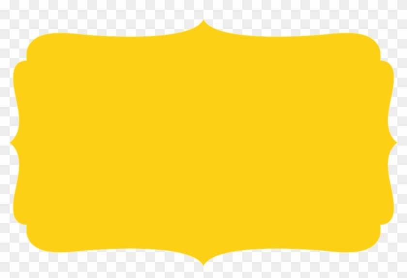 Frame Edge Yellow - Frame Amarelo E Preto Clipart